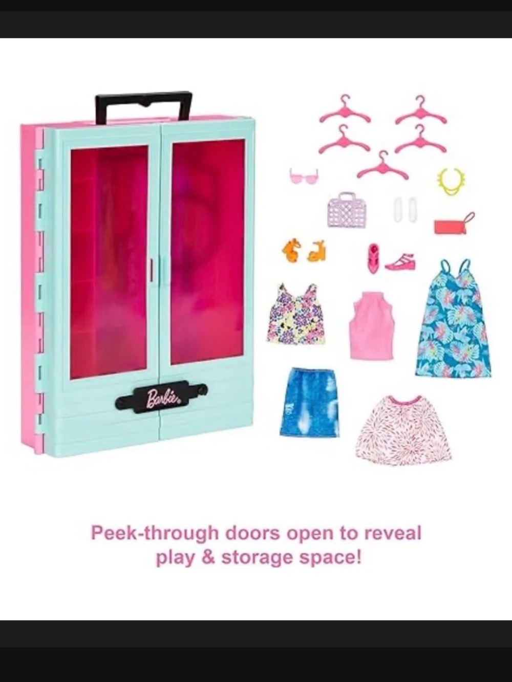 Barbie closet play set new